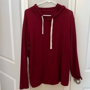 Zyia Red Boyfriend Hoodie